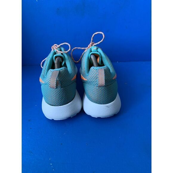 Nike Roshe Run Diffused Jade Blue Orange Running Shoes 511882-303 Women Size 10 - Picture 3 of 7